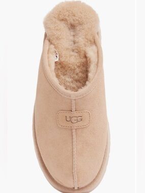 UGG Cozy Suede Shearling Slip-On in Sand
